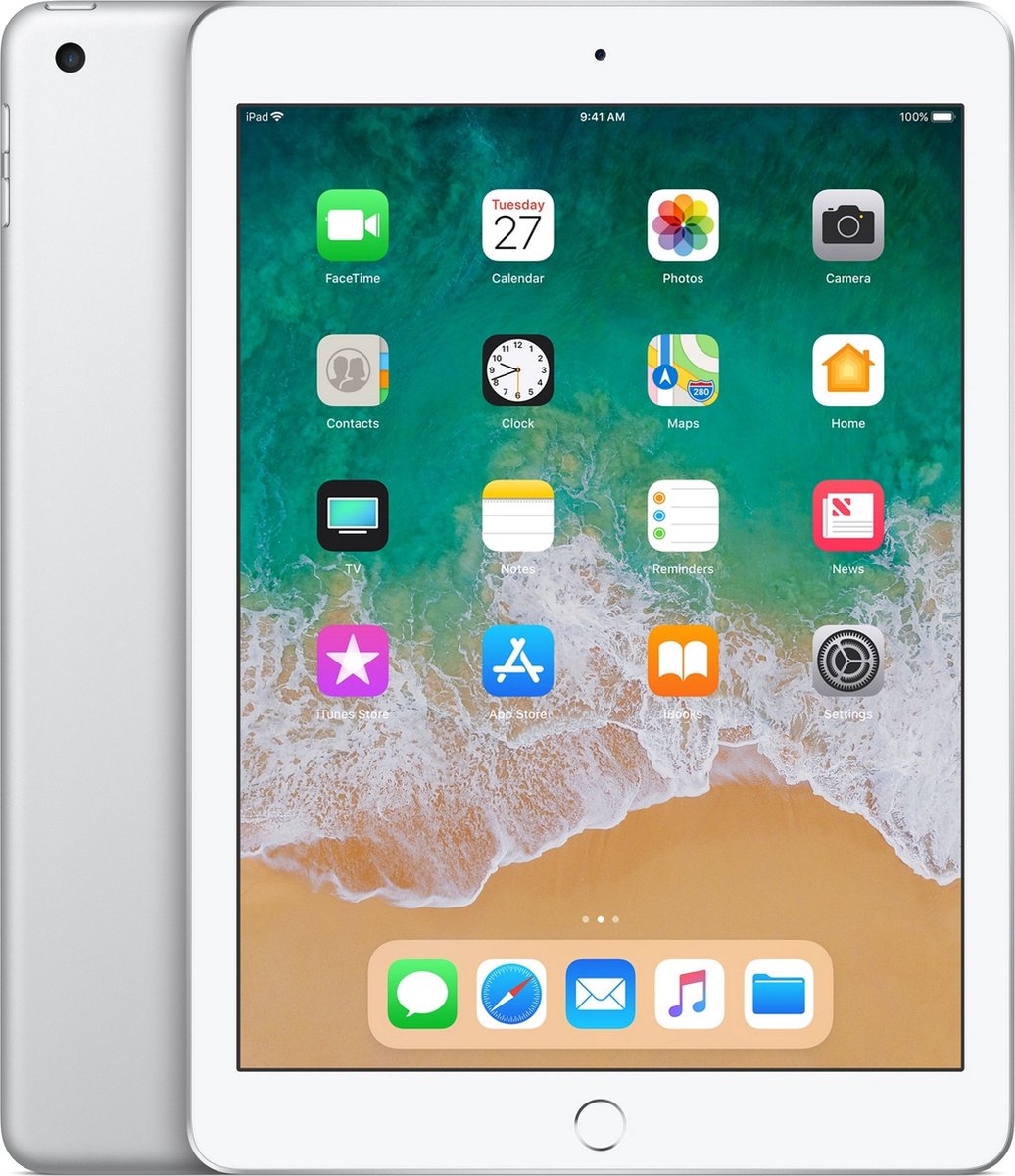 Apple iPad (2018) - 9.7 inch - WiFi - 32GB - Zilver (0190198649171)