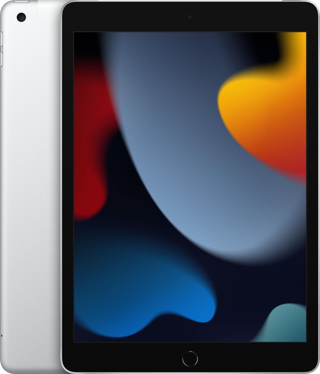 Apple iPad (2021) - 10.2 inch - WiFi + 4G - 64GB - Zilver (0194252521533)