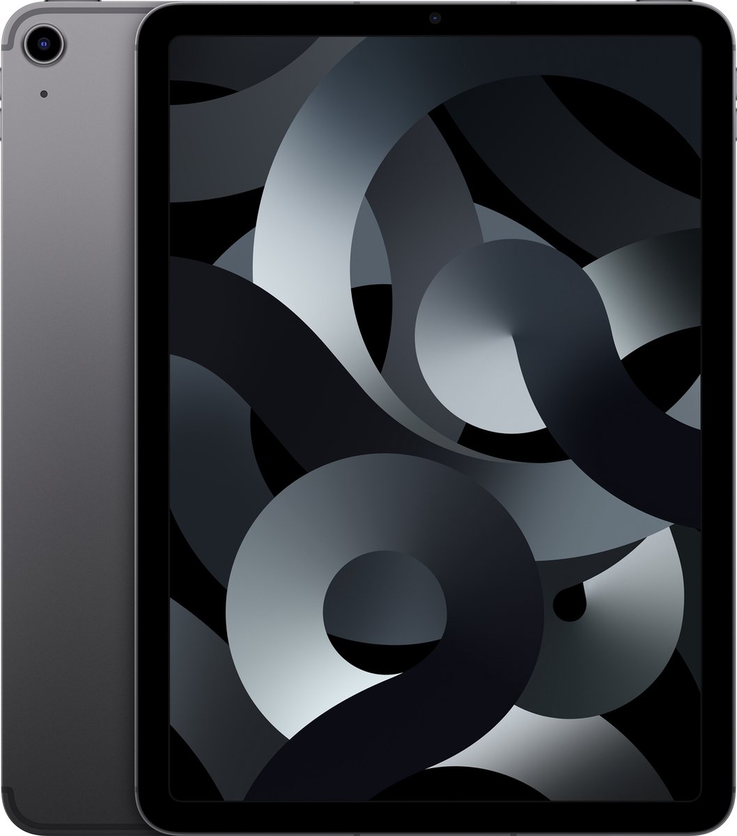 Apple iPad Air (2022) - 10.9 inch - WiFi + 5G - 256GB - Spacegrijs (0194252808627)