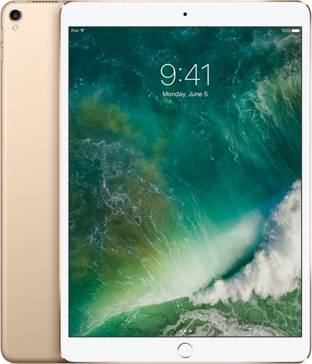 Apple iPad Pro - 10.5 inch - WiFi + 4G - 256GB - Goud (0190198332158)