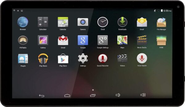 Denver Android Tablet - 16GB - 10.1 Inch - 2GB RAM - Bluetooth - TAQ10463 - Zwart (5706751049712)
