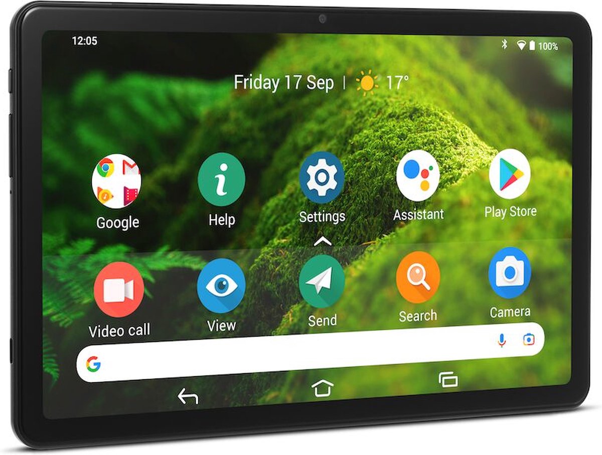 Doro Senioren Tablet - 10,4 Inch - 32GB - Android 12 - Enorm Luid - Grote Iconen (Groen) (7322460083434)