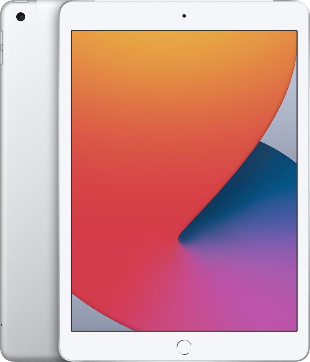 Apple iPad (2020) - 10.2 inch - WiFi + 4G - 32GB - Zilver (0190199809185)