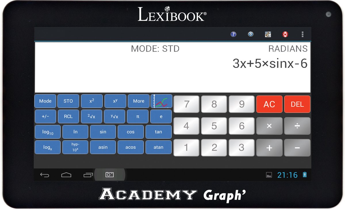 Lexitab® Academy Graph 7 met Bluetooth® draadloos toetsenbord (Franse versie)