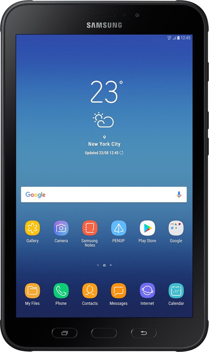 Samsung Galaxy Tab Active 2 - 8 inch - WiFi + 4G - 16GB - Zwart (8801643033897)