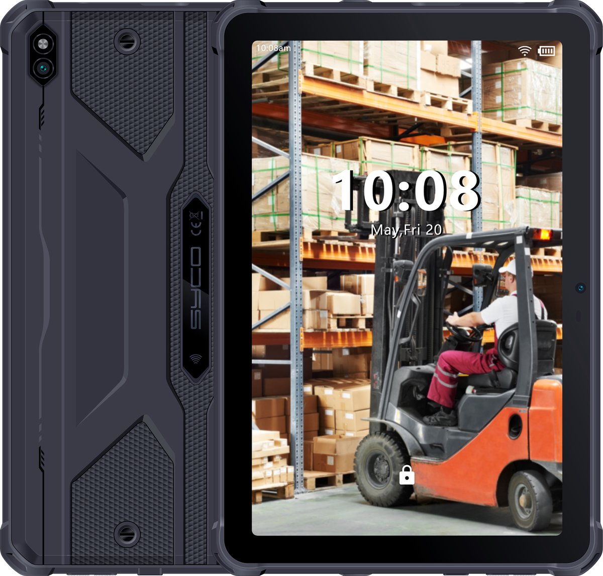 Syco RT-402 4G rugged tablet 10800 mAh Android 14 (8720618807205)