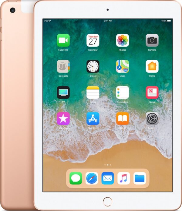 Apple iPad (2018) - 9.7 inch - WiFi + 4G - 32GB - Goud (0190198724021)