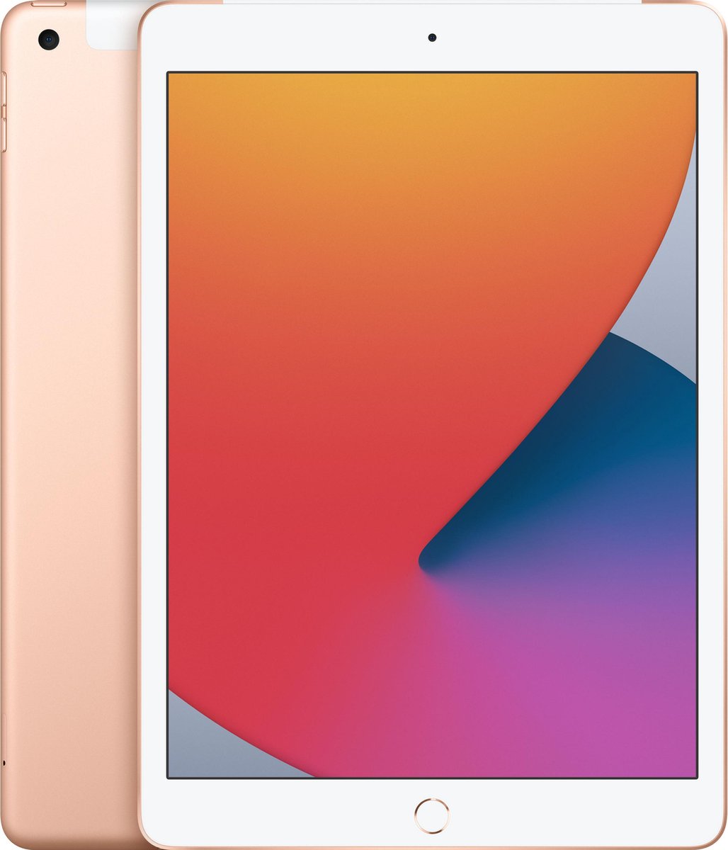 Apple iPad (2020) - 10.2 inch - WiFi + 4G - 32GB - Goud (0190199809468)