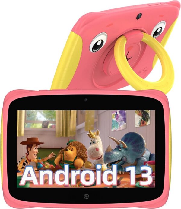 Equivera Kindertablet Vanaf 3 Jaar - Kindertablet - Vanaf 3 Jaar - Ouderlijk Toezicht - Compleet Pakket - Kids Tablet - Beschermhoes - Limited Edition (8721257001146)