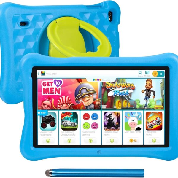 Equivera Kindertablet Vanaf 3 Jaar - Kindertablet - Vanaf 3 Jaar - Ouderlijk Toezicht - Compleet Pakket - Kids Tablet - Beschermhoes - Limited Edition (8721257001368)