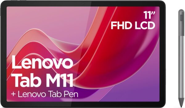 Lenovo Tab M11 + Pen - 4GB/128GB - Grijs (0197532685215)