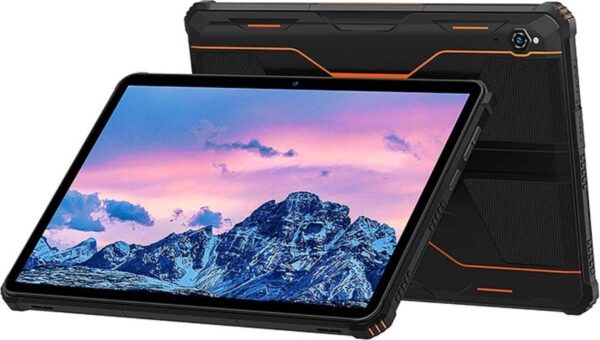 Oukitel RT5 Rugged tablet 8/256 GB - Robuuste tablet - Tablet 10 inch - Android tablet - IP65 waterproof en stofdicht - Met Robuuste case - 4G Dual SIM aansluiting - Mobiel internet en GPS - Android 13 - Extra bescherming - Tablet voor industrieën (8720254437880)