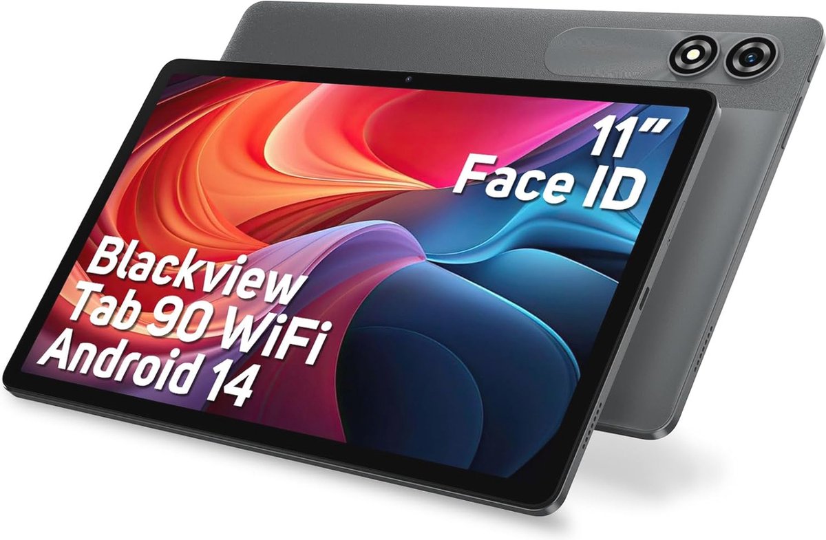 Android 14 Tablet 11 inch met 12 GB RAM en 128 GB Opslagruimte - 5G WiFi, Dual Camera, 8200mAh Batterij (6152627817807)