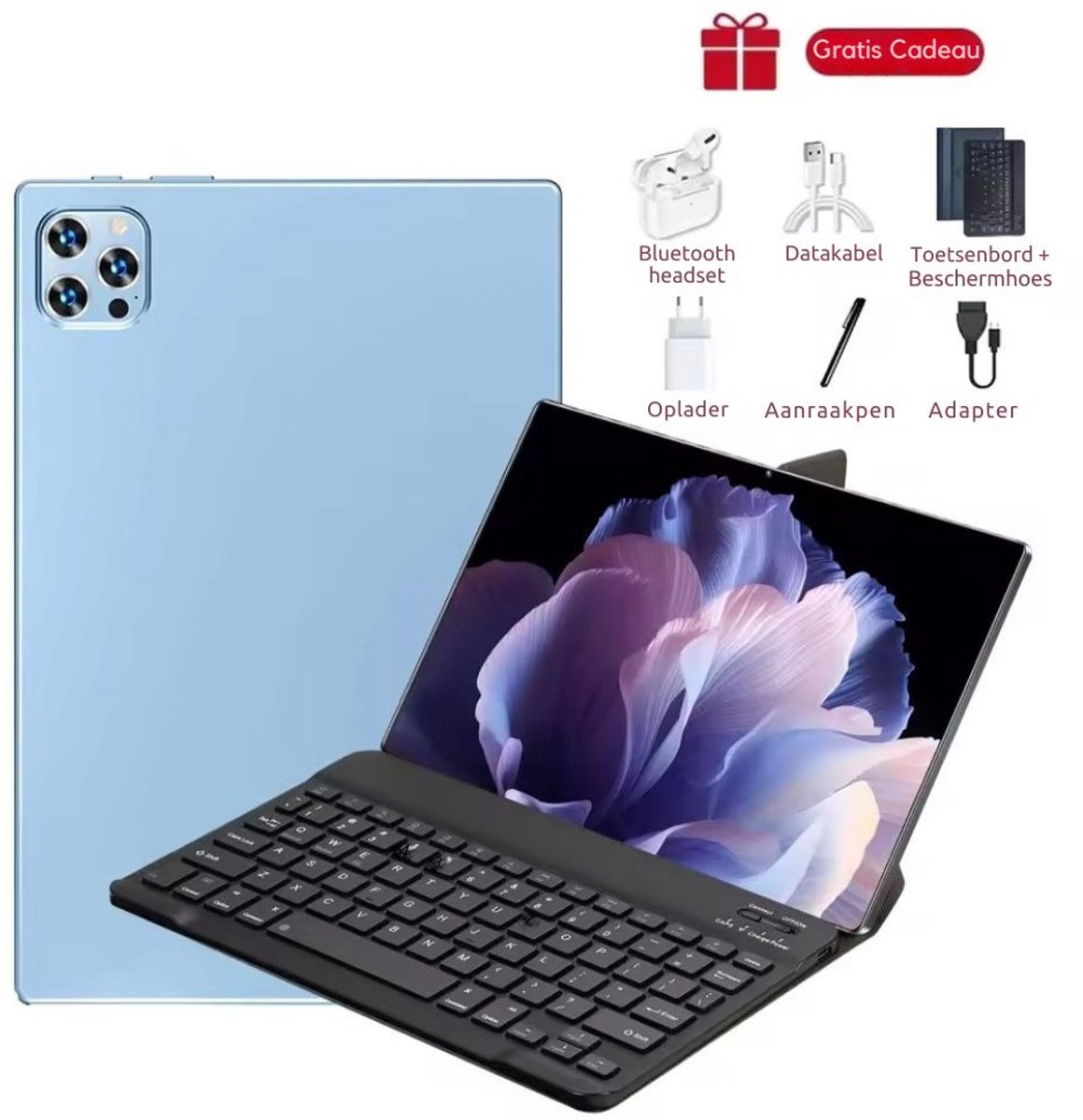 2025 Nieuwe Pad 15 Pro Tablets 16Gb 1024Gb Android 10.36 Inch 5G Dual Sim Gps Bluetooth Wifi Wps Tabletpc - Blue (6151930066056)