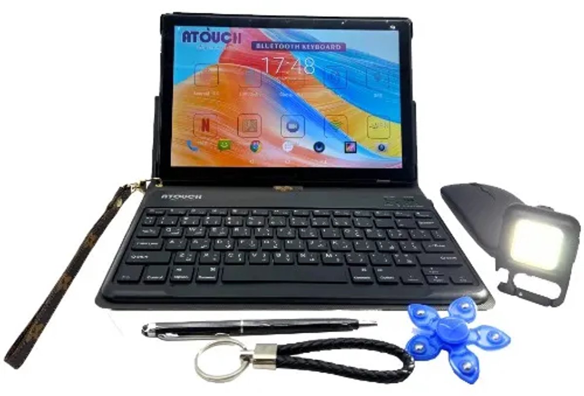 Xcruiser ATOUCH SE2 Tablet 10.1 Inch Android Tablettle Ram 8GB Rom 512GB Tablet computer With Keyboard (0657687481358)