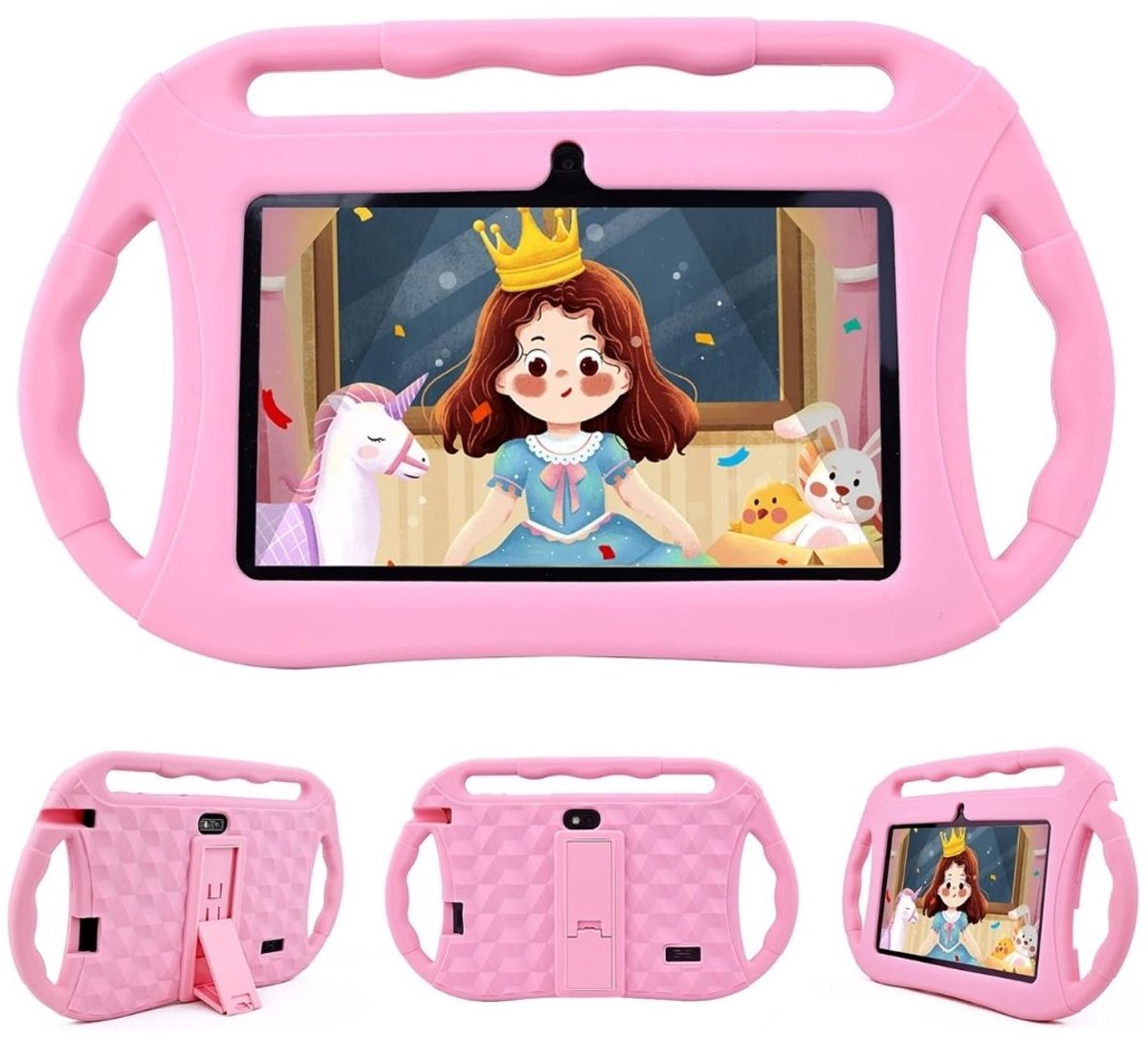 Zavira® Kindertablet - Tablet - Ouderlijk toezicht - 2GB RAM 32GB ROM - Roze (6152150043001)