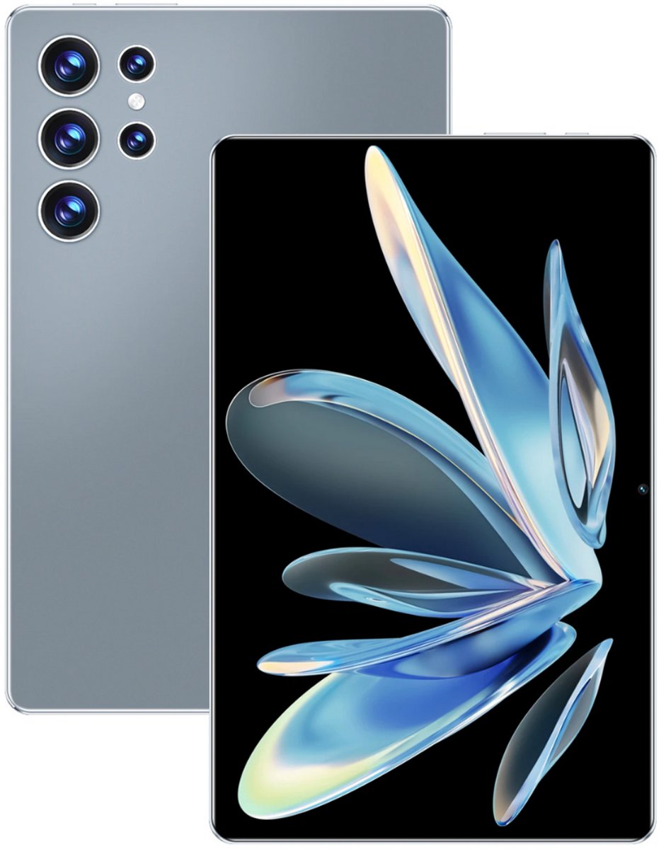 2025 5G Nieuwe 10,36 Inch Tablet Android met 12GB RAM, 256GB ROM, Android 12000mAh Batterij, 16MP + 32MP Camera, 10-Core, Dual Sim Netwerk, Bluetooth - Grey (6154508438477)