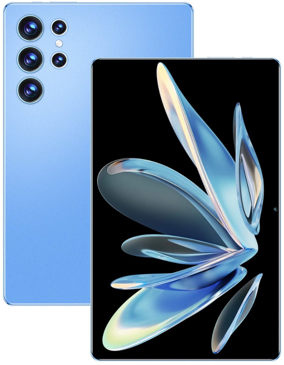 2025 5G Nieuwe 10,36 Inch Tablet Android met 12GB RAM, 256GB ROM, Android 12000mAh Batterij, 16MP + 32MP Camera, 10-Core, Dual Sim Netwerk, Bluetooth - blauw (6154508335356)
