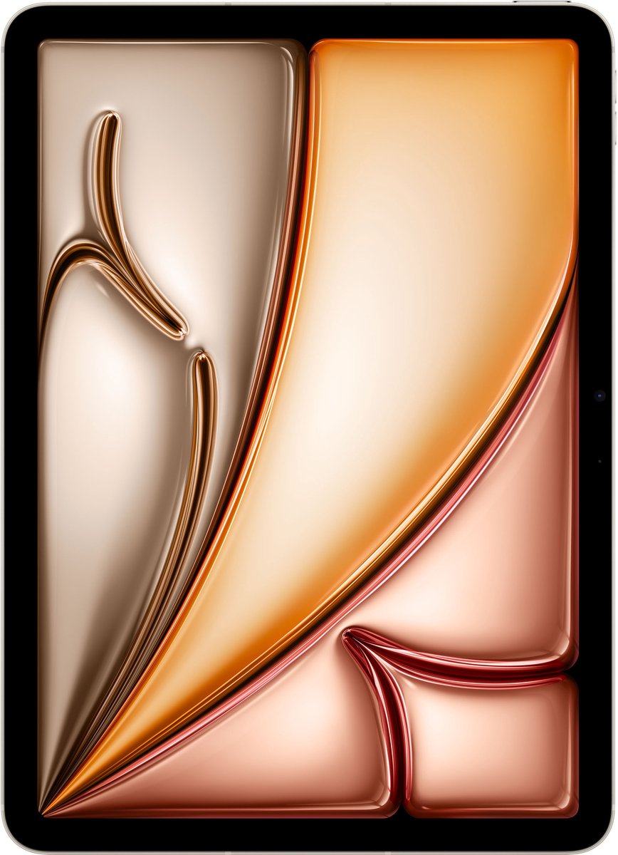Apple iPad Air (2024) - 11 inch - WiFi + 5G - 128GB - Starlight - 6e generatie (0195949204616)
