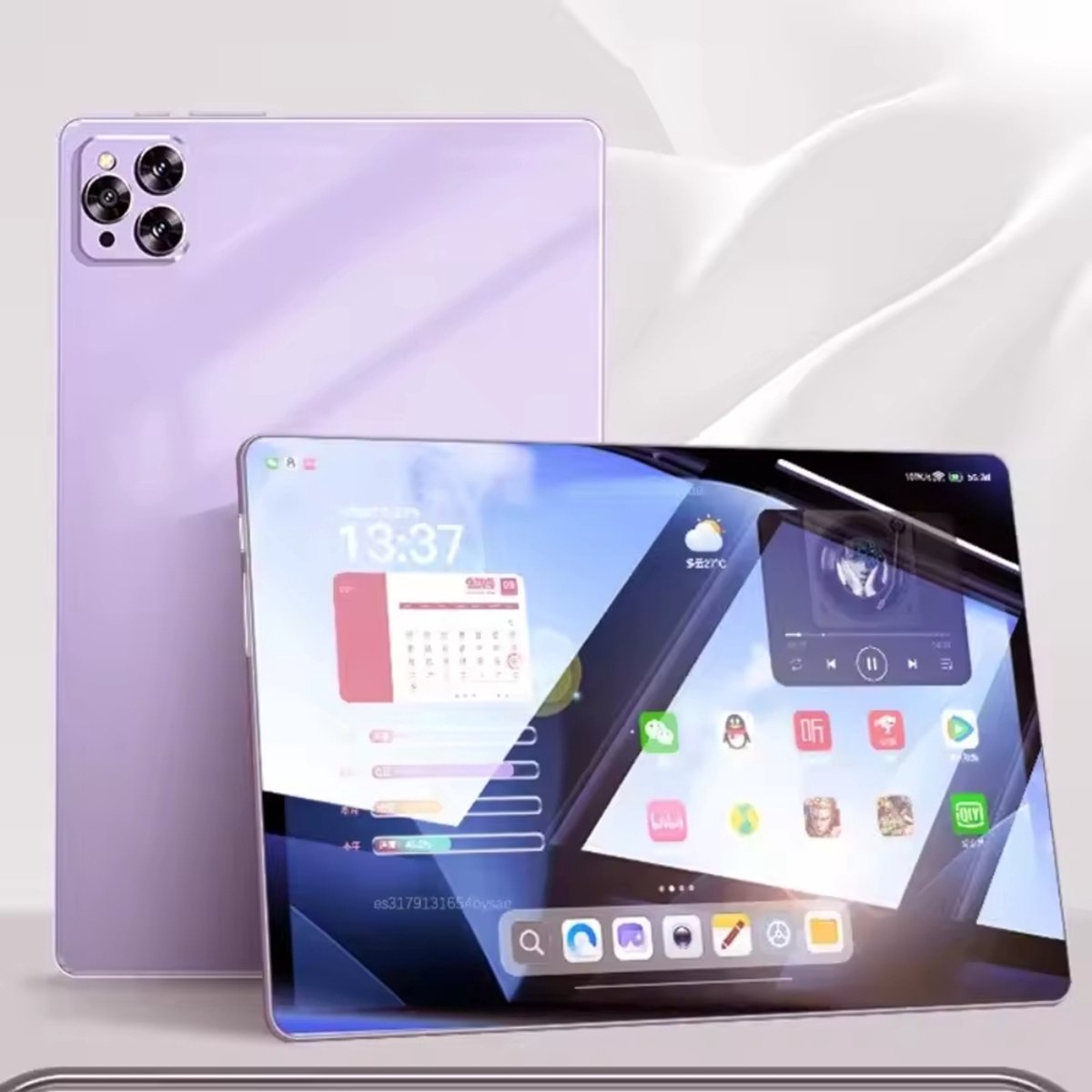 Mookes Pad 8 Pro Tablet 10.1 inch Androi Global Snapdragon 8gen2 16GB 1024GB10000 mah 5G Dual SIM WIFI HD Volledig Scherm -Purple (6154507074058)