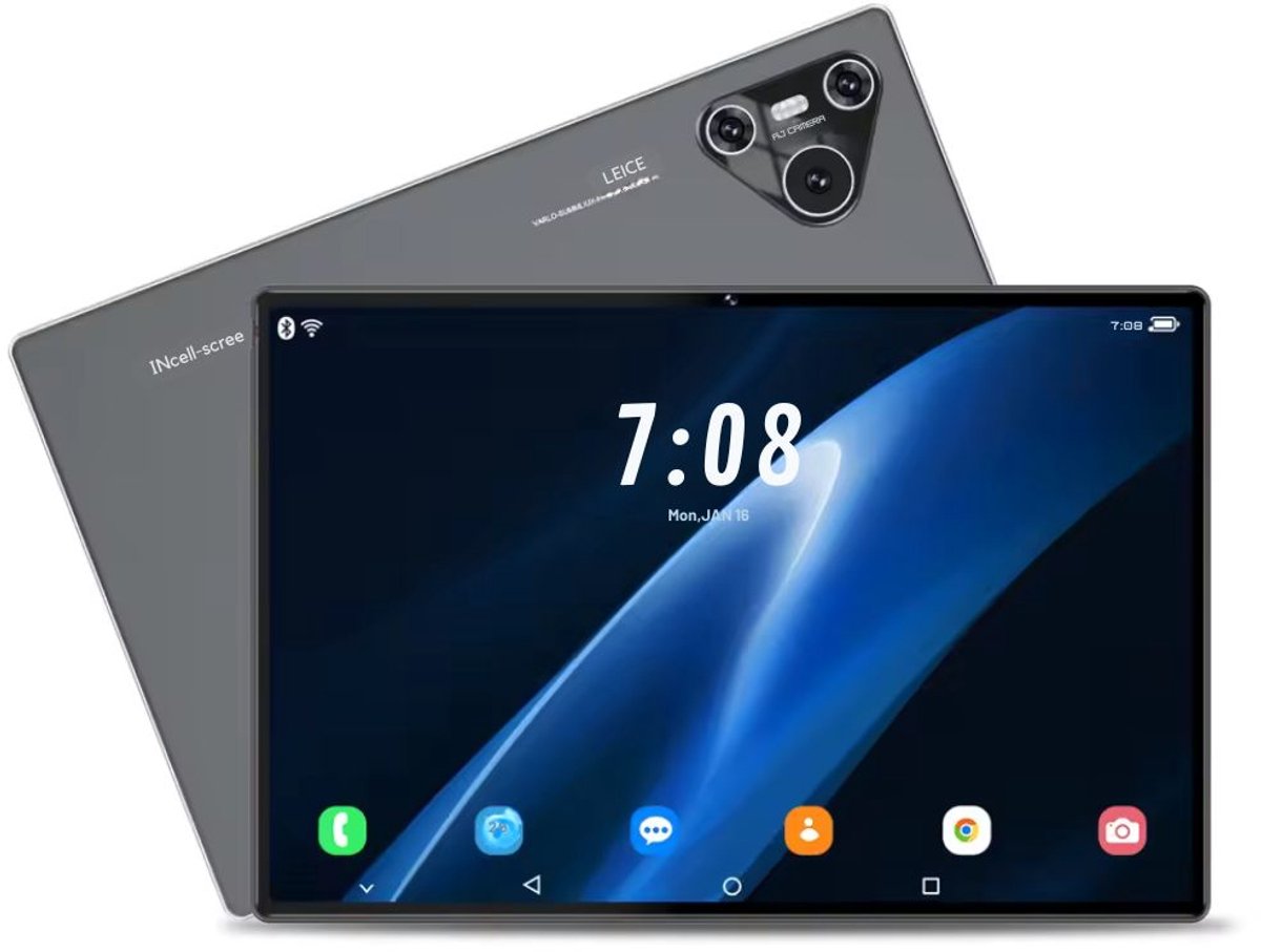 Mookes Pad 9 Pro Tablet 10.1 inch Android Snapdragon 8gen2 Global 12GB 256GB 10000 mah 5G Dual SIM WIFI HD Scherm - Black & Golden (6154507088055)