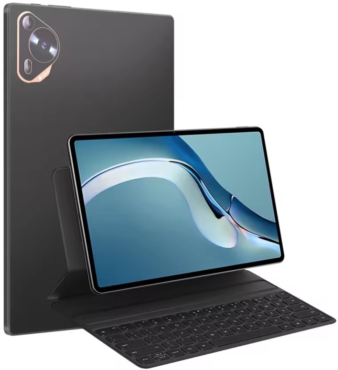 Pad 9 Pro 10.1 Inch 2K Volledig Scherm 16GB+512GB Snapdragon 8 Gen2 Android 24mp + 48Mp High-Performance Tablet - Zwart +toetsenbord (6154508674639)