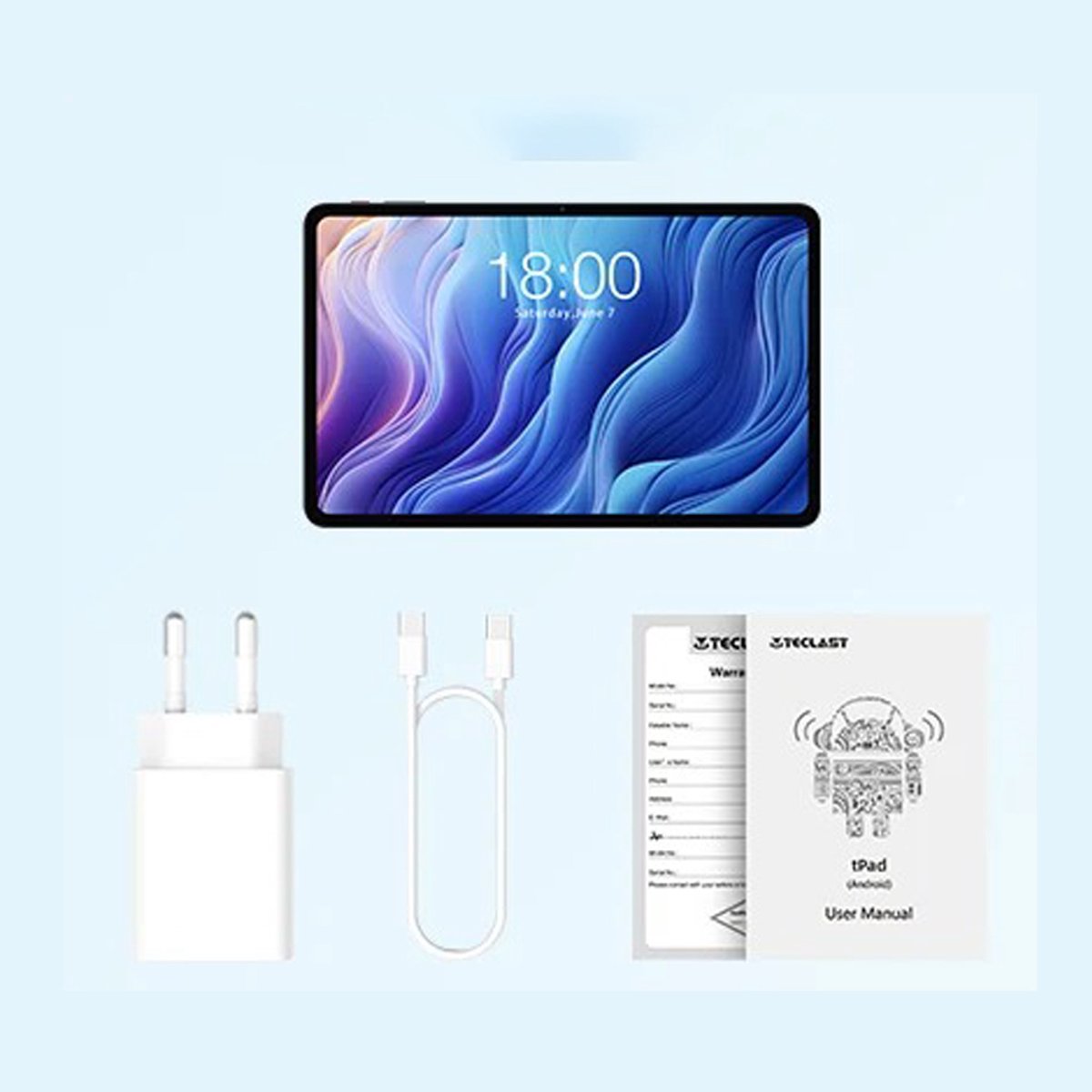 Teclast T60 12 Inch Tablet Android 2000X1200 T620 8 Core Cpu Max 20Gb Ram 256Gb Rom 4G Lte Type C 8000Mah Widevine L1 - Tablet (6154507310361)