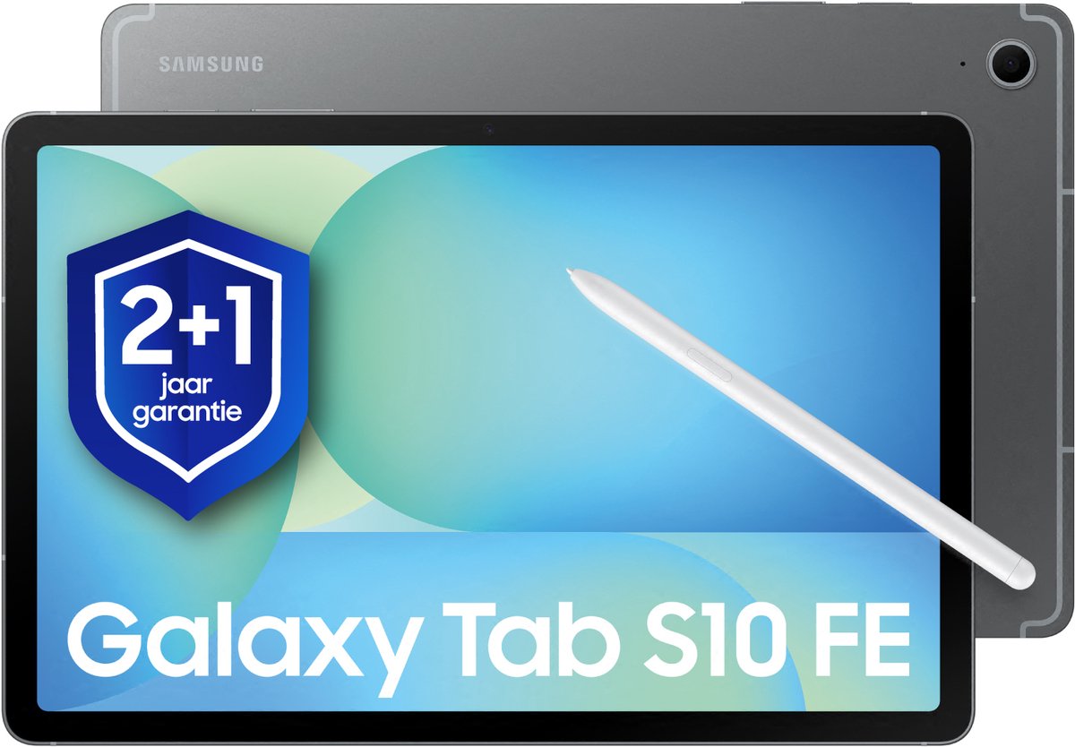 Samsung Galaxy Tab S10 FE - WiFi - 128GB - Gray + 1 jaar extra garantie (8806097698043)