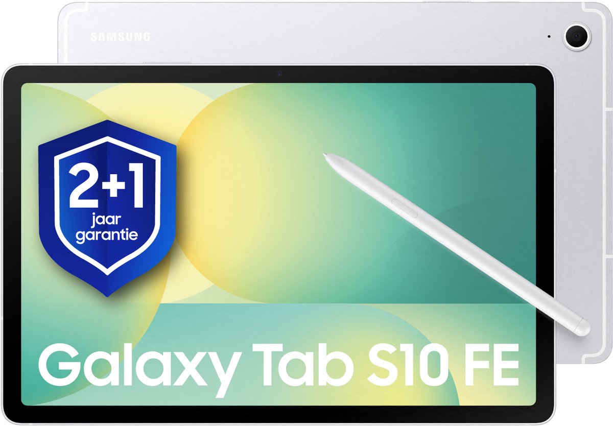 Samsung Galaxy Tab S10 FE - WiFi - 256GB - Silver + 1 jaar extra garantie (8806097698081)