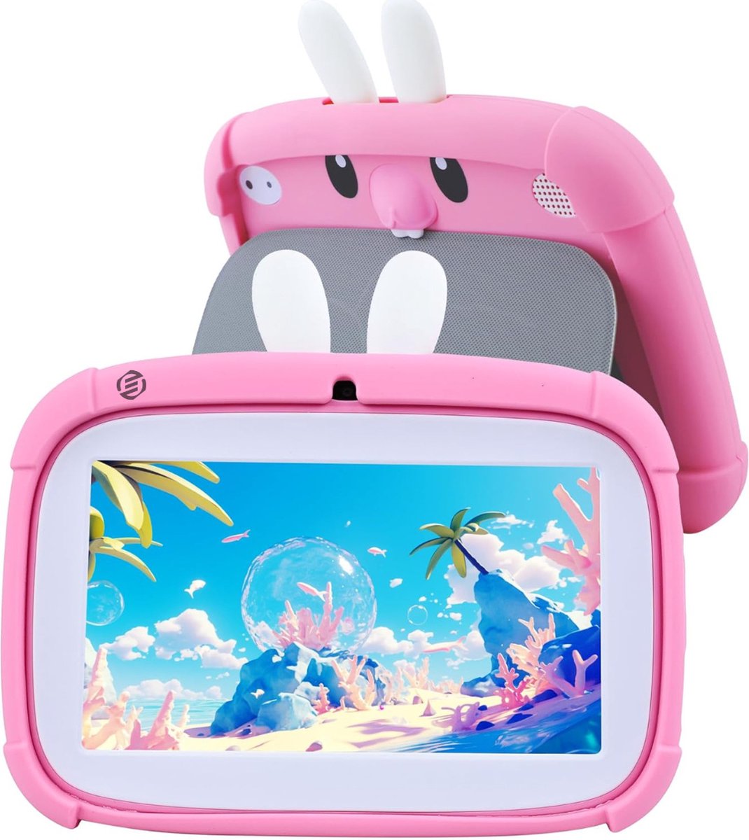 Equivera Kindertablet Vanaf 3 Jaar - Kindertablet - Vanaf 3 Jaar - Ouderlijk Toezicht - Compleet Pakket - Kids Tablet - Beschermhoes - Limited Edition (8721257017581)