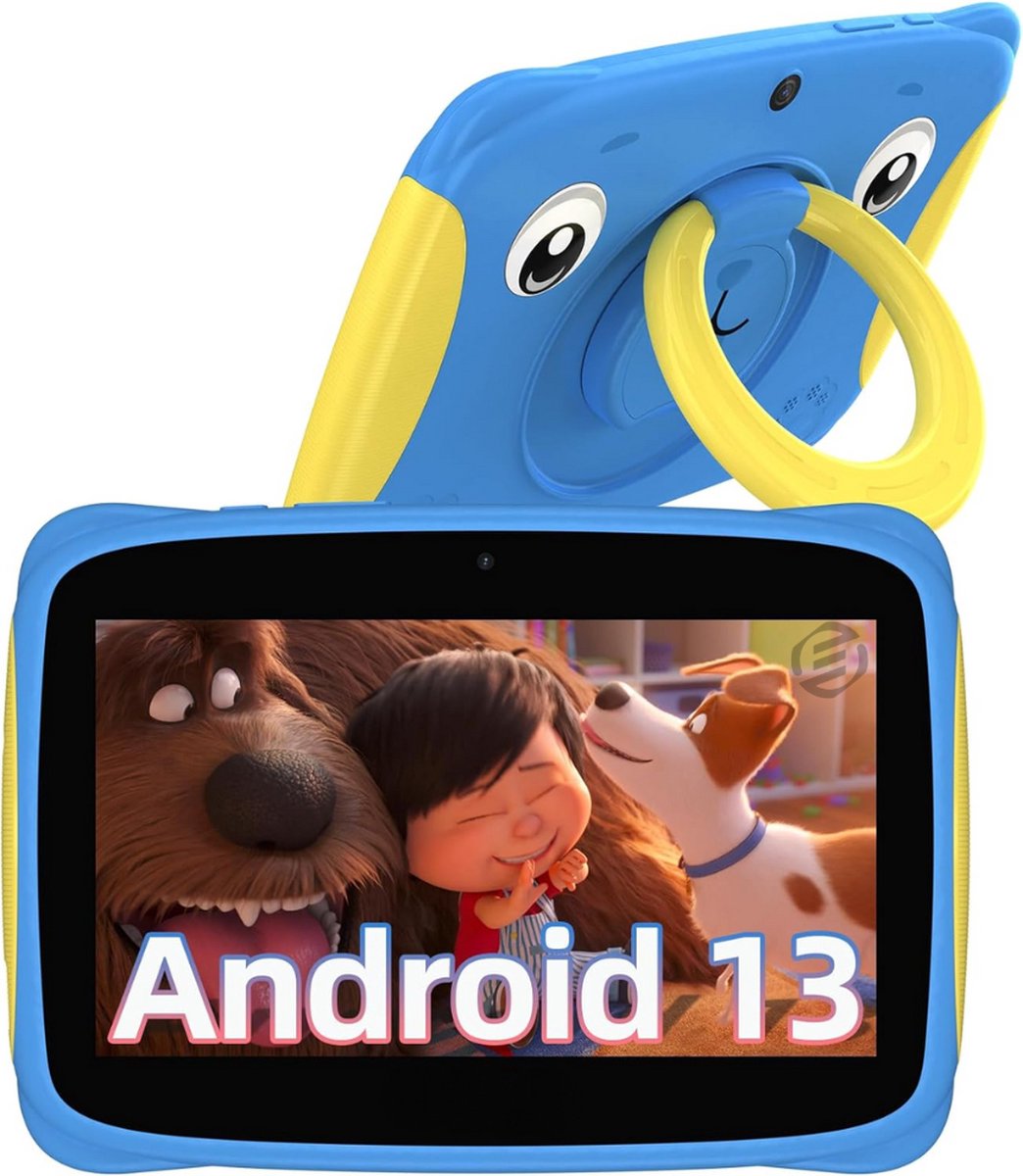 Equivera Kindertablet Vanaf 3 Jaar - Kindertablet - Vanaf 3 Jaar - Ouderlijk Toezicht - Compleet Pakket - Kids Tablet - Beschermhoes - Limited Edition (8721257021557)