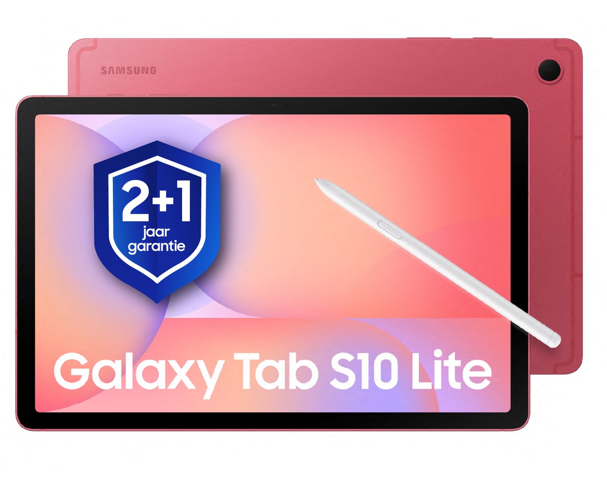 Samsung Galaxy Tab S10 Lite - Wifi - 256GB - Red + 1 jaar extra garantie (8806097864295)