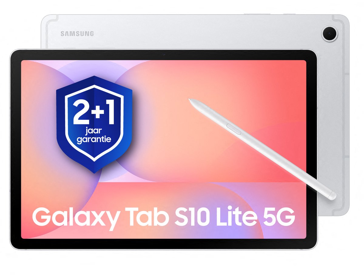 Samsung Galaxy Tab S10 Lite - Wifi - 256GB - Silver + 1 jaar extra garantie (8806097864318)