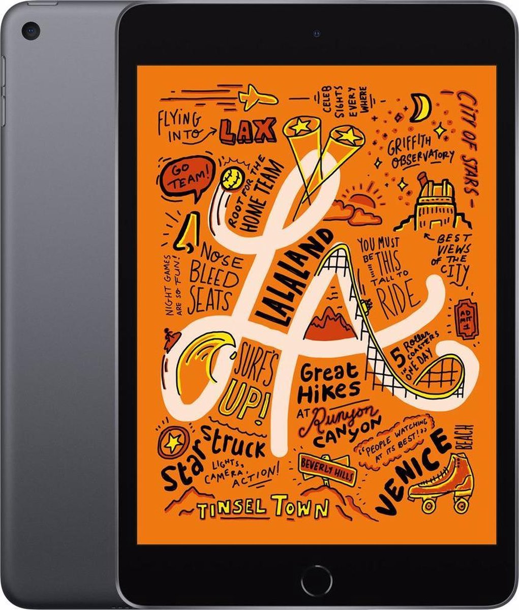 Apple iPad Mini (2019) - 7.9 inch - WiFi - 256GB - Spacegrijs - 5e generatie (0190199063907)