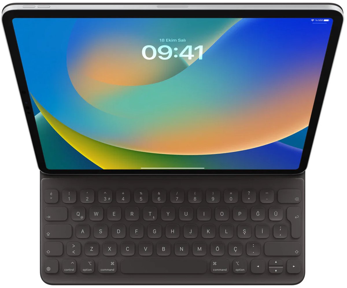 Apple Smart Keyboard Folio - 12,9-inch iPad Pro & 13-inch iPad Air (M2) - Turks QWERTY toetsenbord (0190199569201)