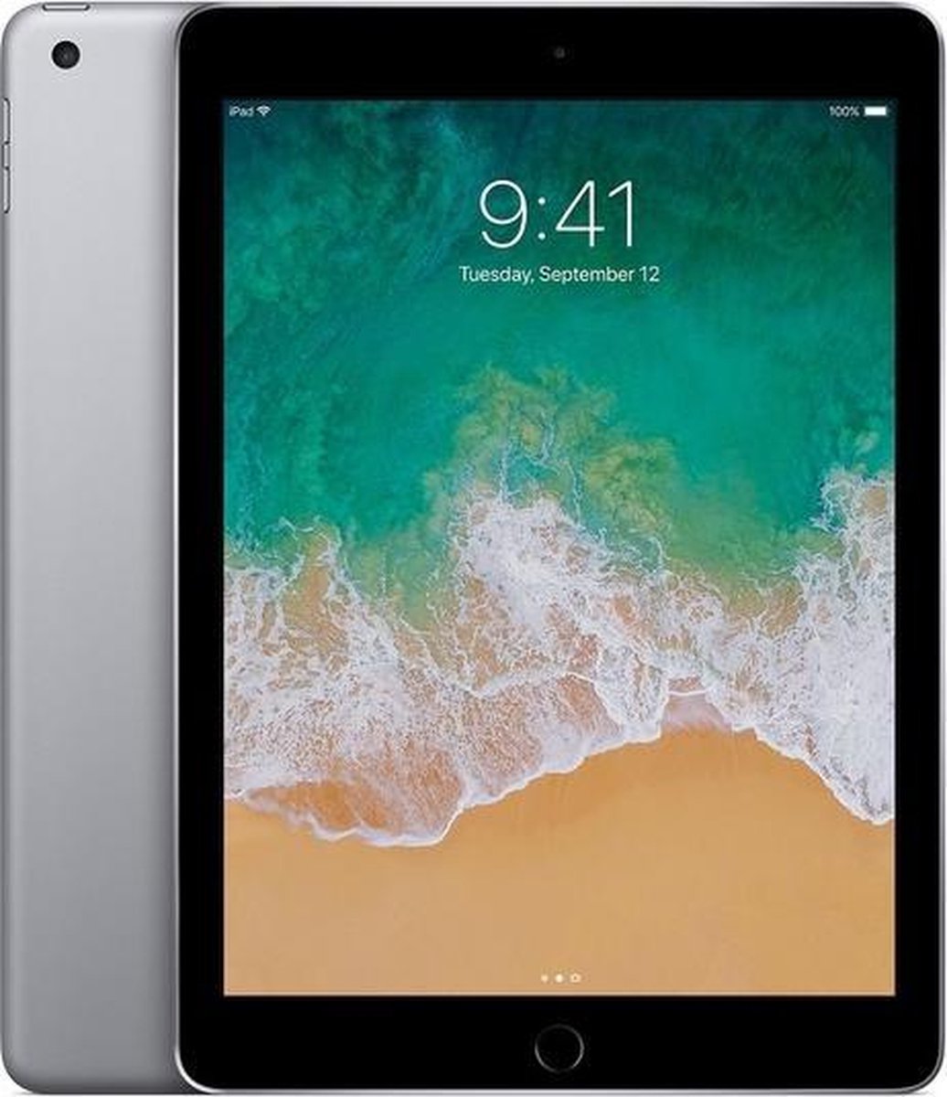 Apple iPad (2017) - 9.7 inch - WiFi + Cellular (4G) - 128GB - Spacegrijs (0190198233271)