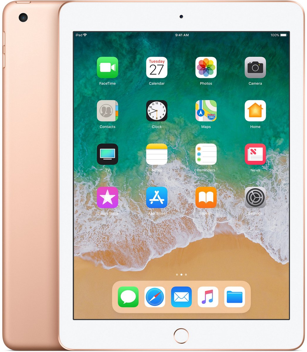 Apple iPad (2018) - 9.7 inch - WiFi - 32GB - Goud (0190198720306)