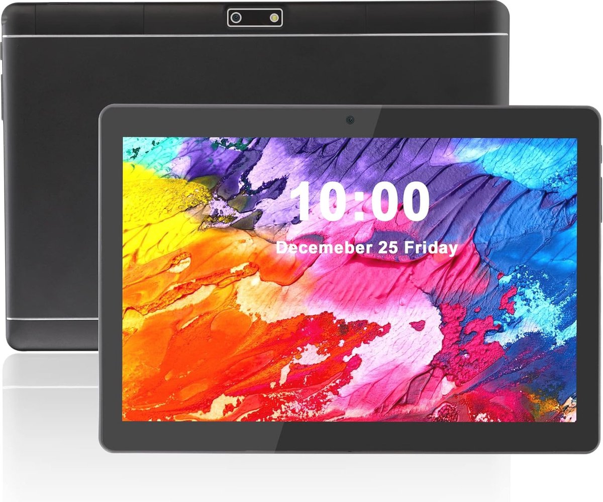 10,1 inch Android-tablet met HD-touchscreen, 2 GB RAM, 32 GB ROM, Dual SIM en krachtige batterij (6152627822832)