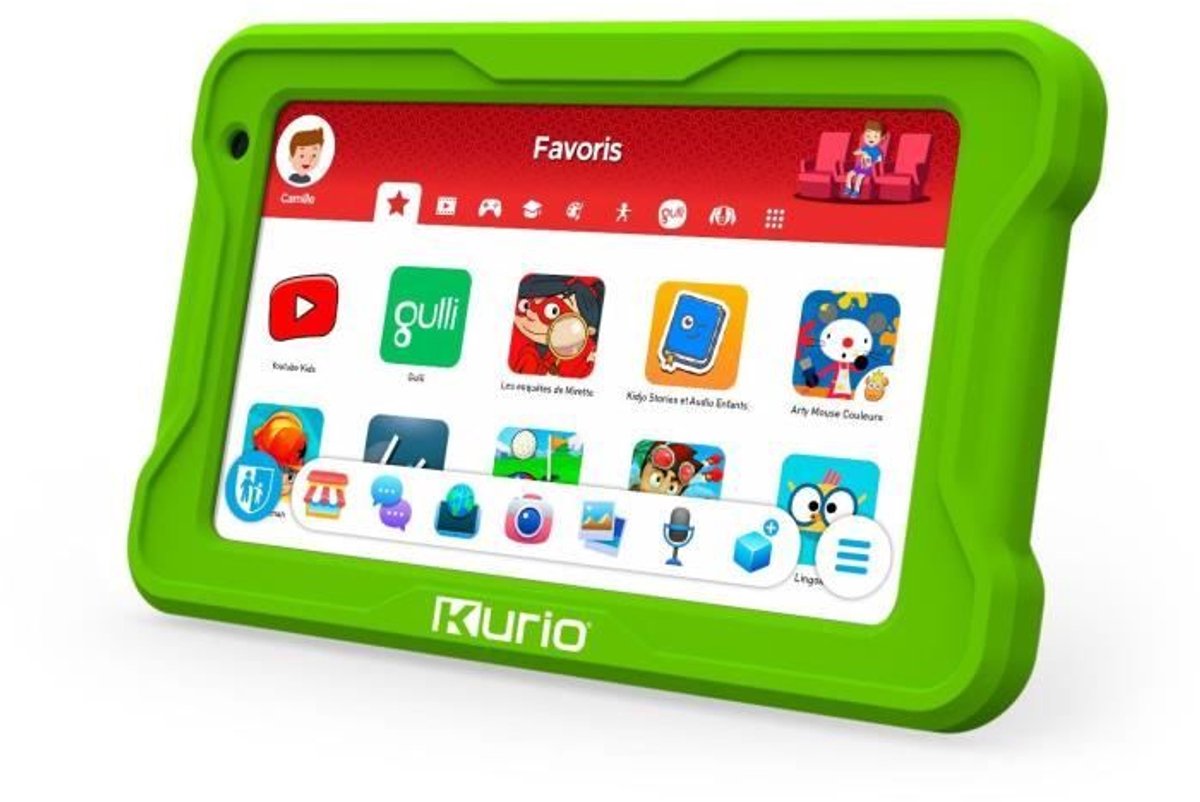 7 inch tablet - KD - Kurio - De Gulli 7 Inch Tablet (Android 13) - Ouderlijk toezicht en meer dan 100 applicaties (8436542833585)