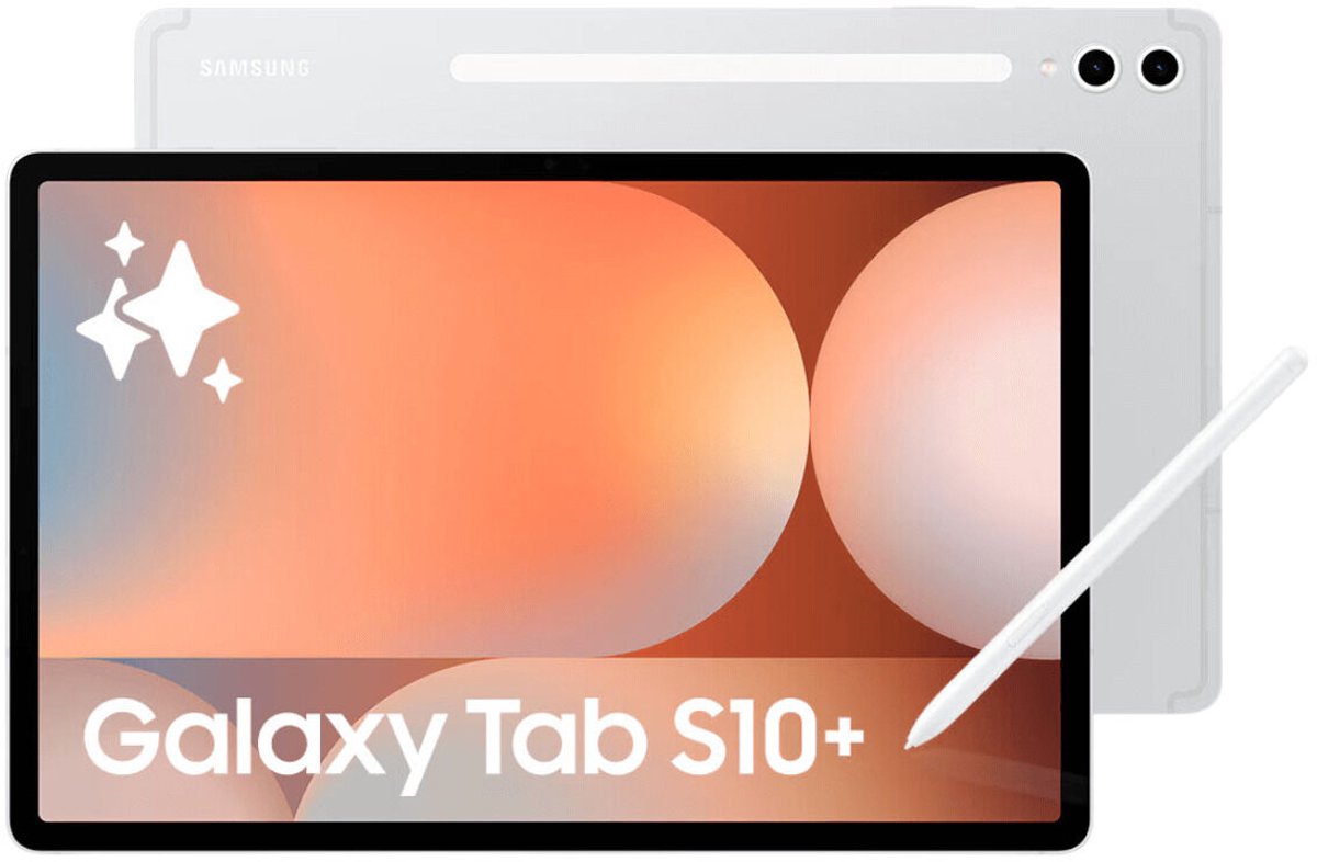 Samsung Galaxy Tab S10 Plus - WiFi - 256GB - Platinum Zilver (8806095597249)