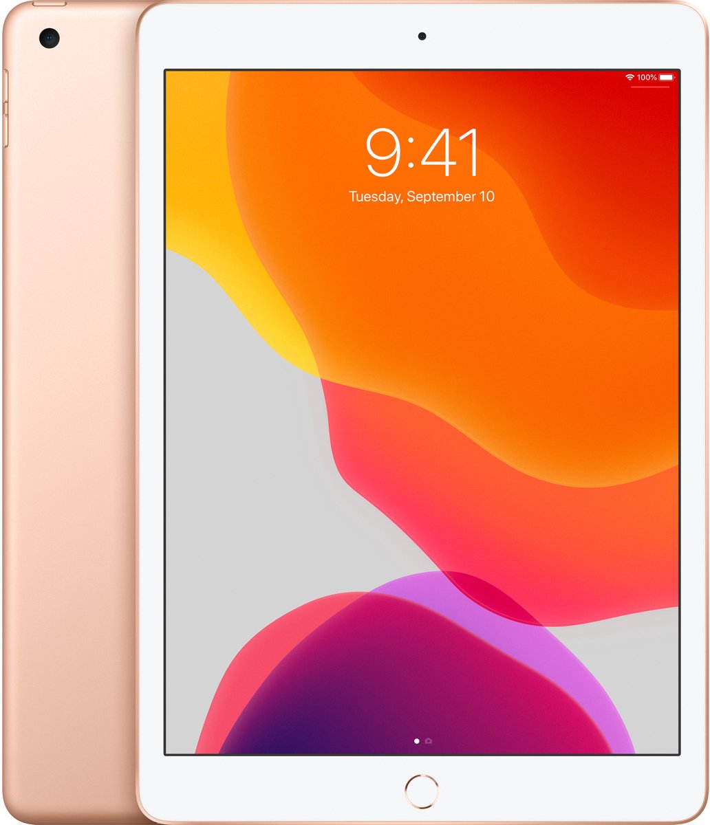 Apple iPad (2019) - 10.2 inch - WiFi - 128GB - Goud (0190199190122)