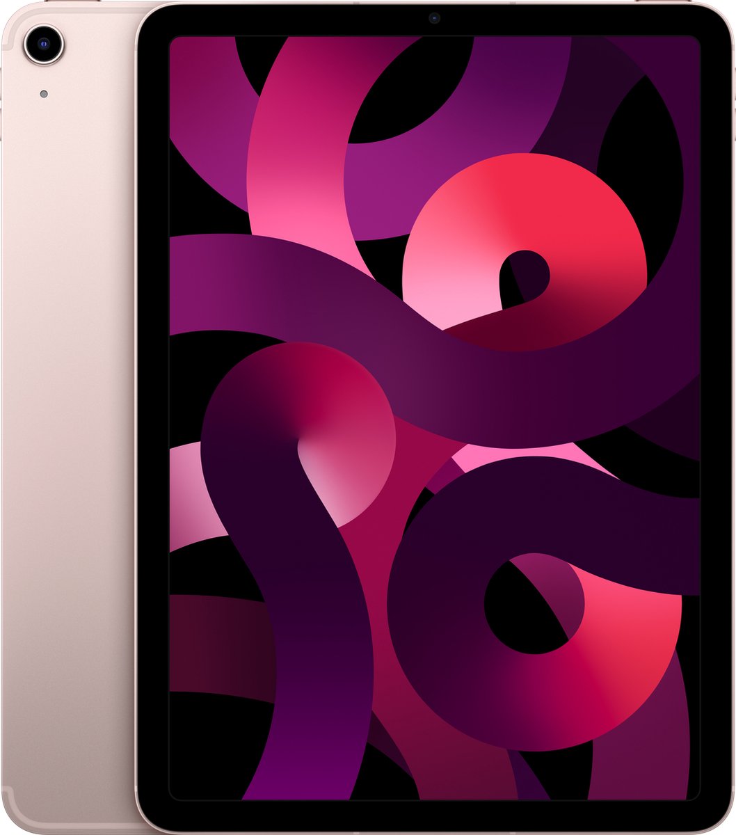 Apple iPad Air (2022) - 10.9 inch - WiFi + 5G - 256GB - Roze - 5e generatie (0194252808924)