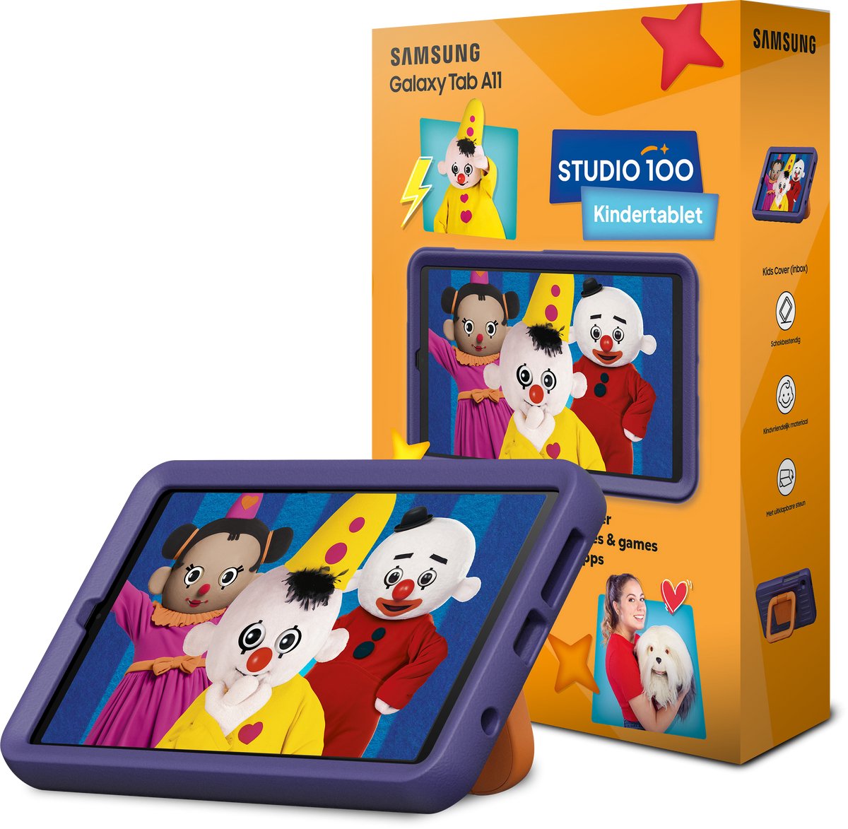 Samsung Galaxy Tab A11 - Wifi - 64GB - Silver + Studio 100 bundel met hoes (8806097981558)