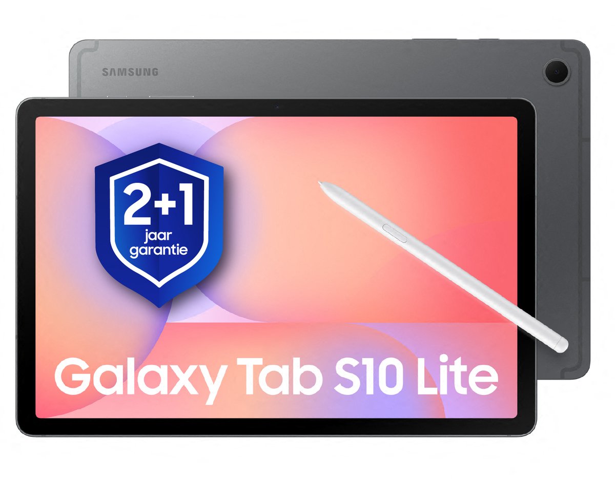 Samsung Galaxy Tab S10 Lite - 5G - 256GB - Gray + 1 jaar extra garantie (8806097864127)