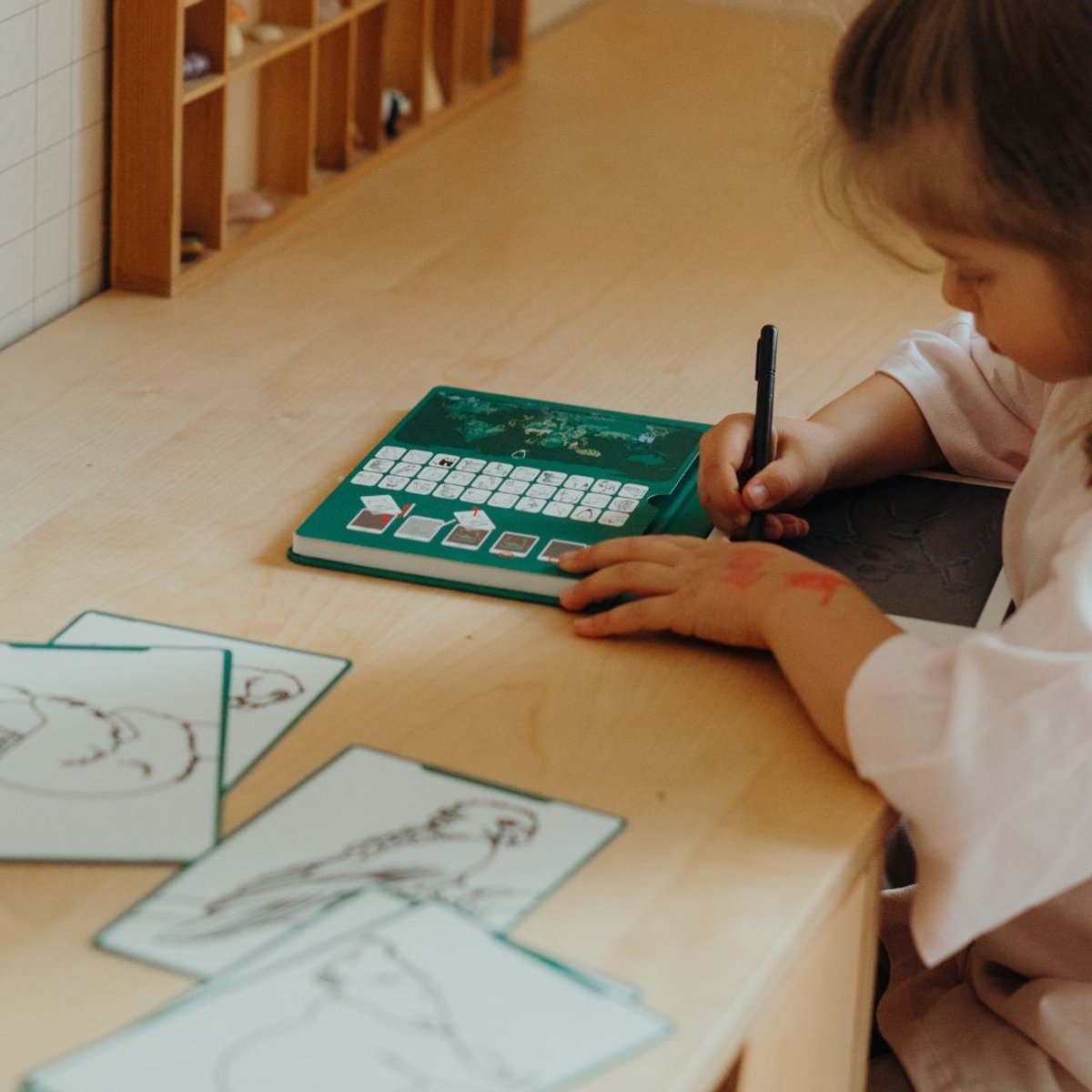 BEAU by Bo Kidywolf Kidydraw Mini Tekenboek met LCD-scherm Dinosaurussen + Refill Once upon a time & Animals (5415188861070)