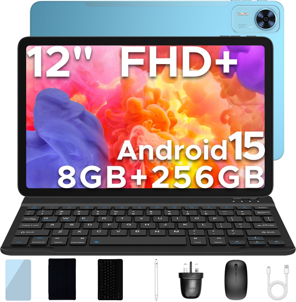 DOOGEE T36 Tablet met toetsenbord 12