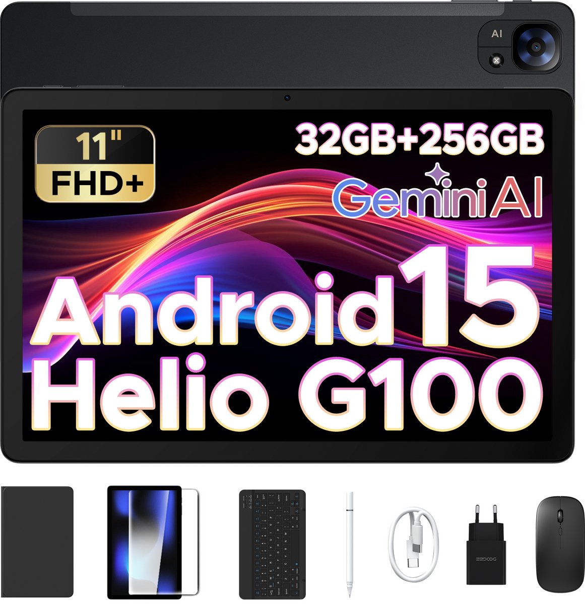 Doogee Tab E3 Android 15 tablet Clavier Stylet 11 