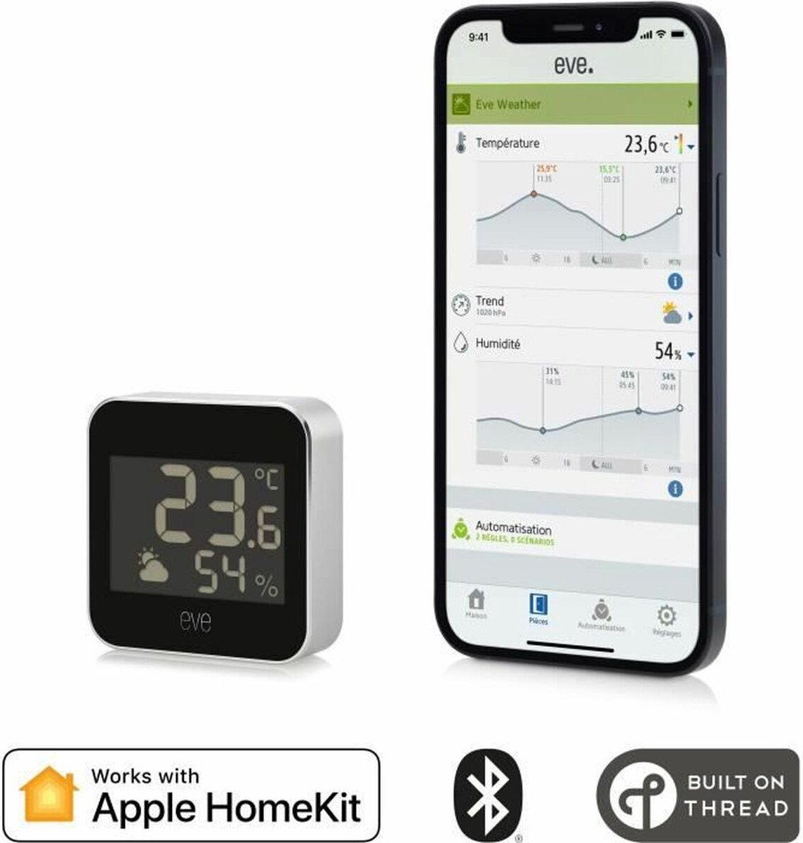 EVE SYSTEMS EVE Weather - Connected Weather Station for Apple HomeKit (4260195392076)