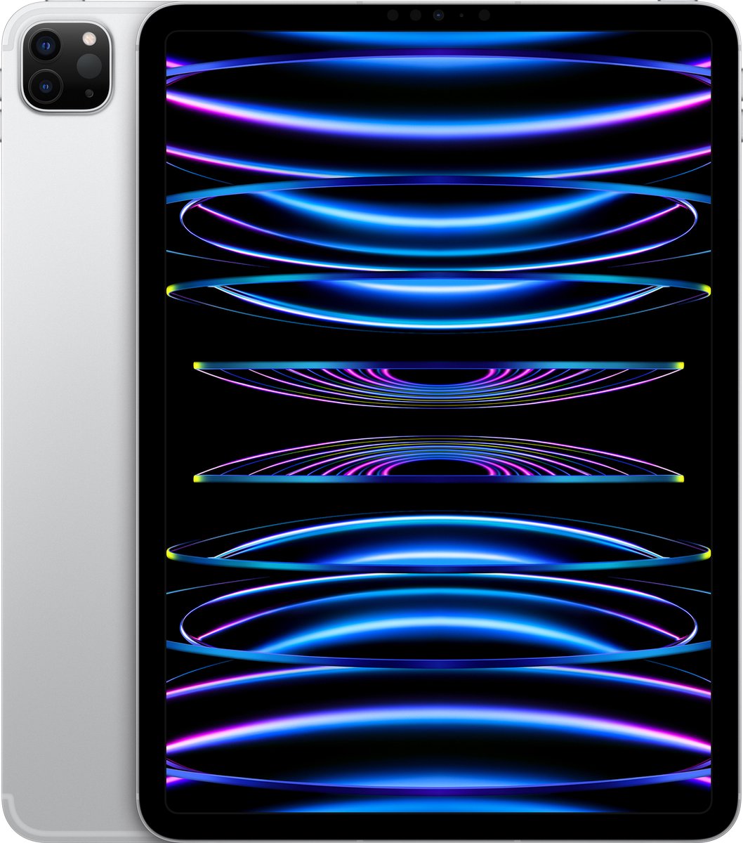 Apple iPad Pro (2022) - 12.9 inch - WiFi + 5G - 512GB - Zilver - 6e generatie (0194253254607)
