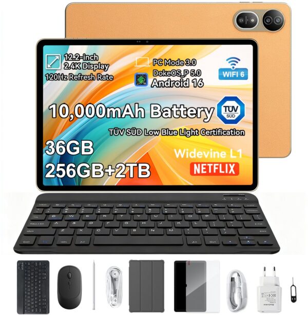 Blackview MEGA 12 - Tablet - Gaming Tablet - Android 16 - 12.2 inch ...